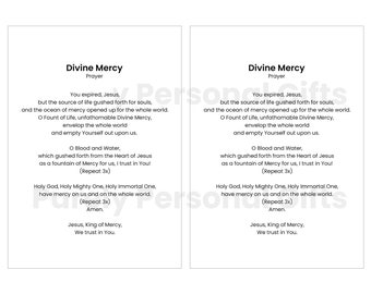 Divine Mercy Novena - Etsy