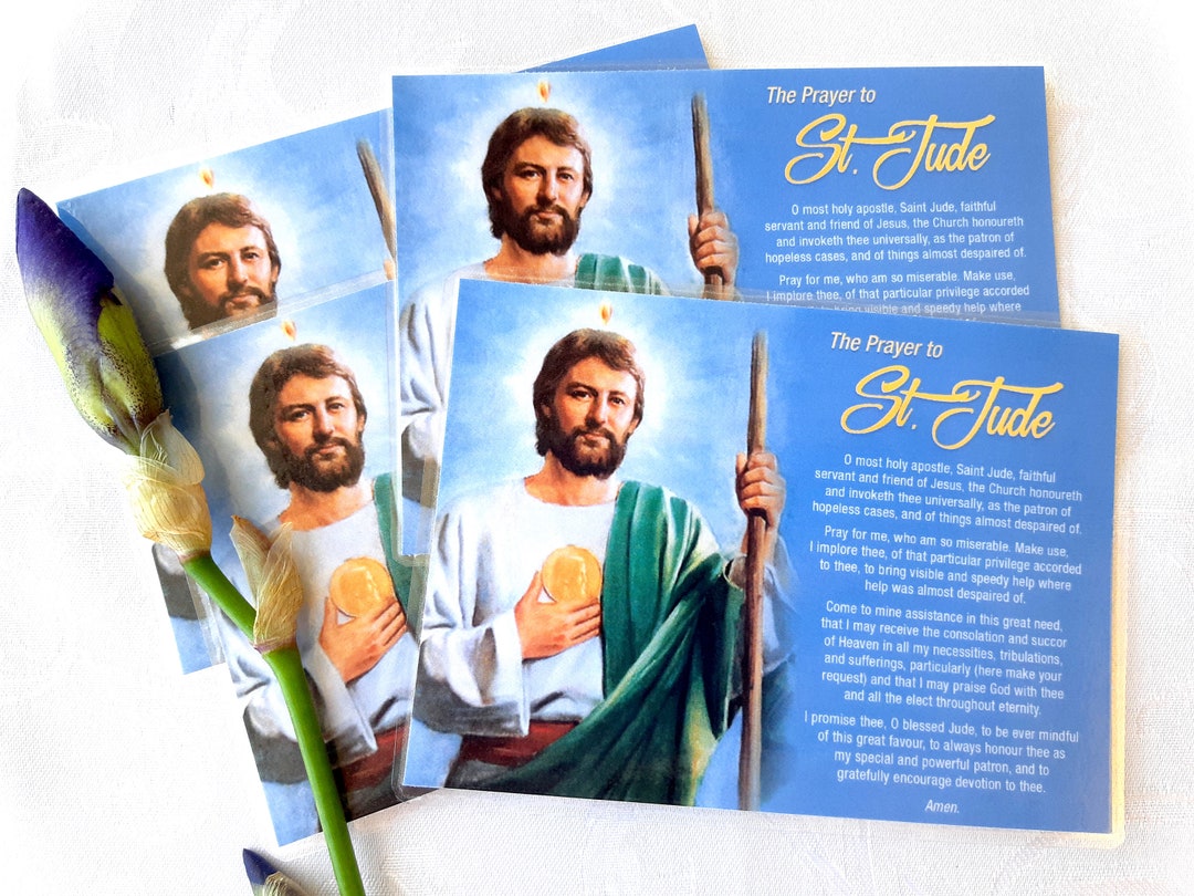 Saint Jude Thaddeus Prayer Cards, St Jude Prayer, Saint Jude Novena