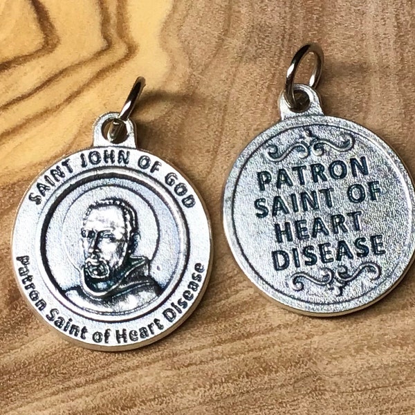 Saint John of God Medal - Patron Saint of Heart Disease