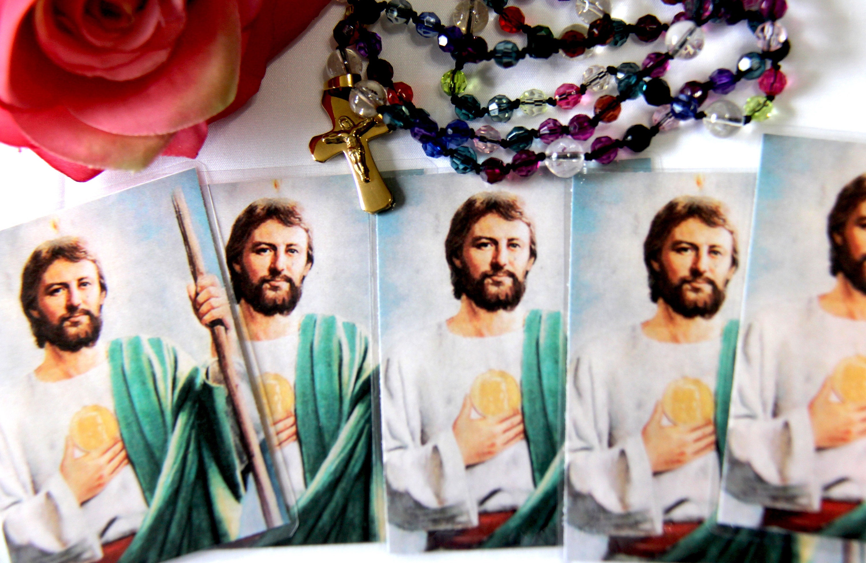 Saint Jude Thaddeus Images St Jude Wallet Size Pictures - Etsy