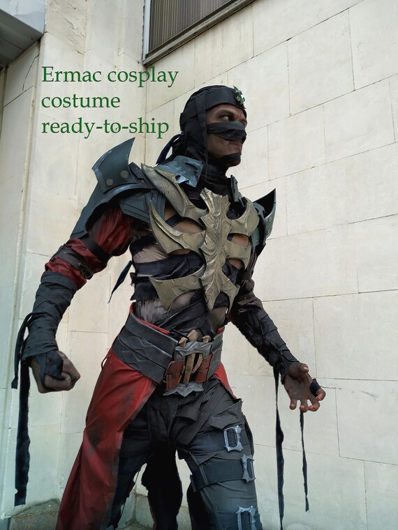 Ermac Mortal Kombat Cosplay Costume Etsy