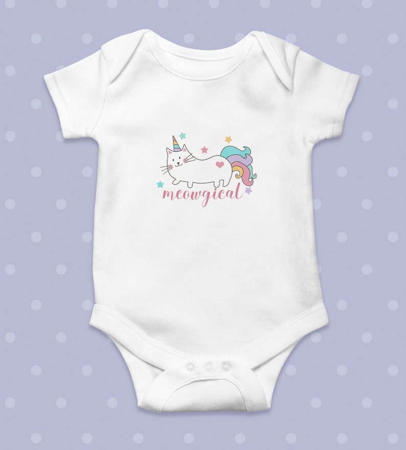 Born To Be A Unicorn Baby Boy Girl Vest Outfit Gift Babygrow Romper Bodysuit