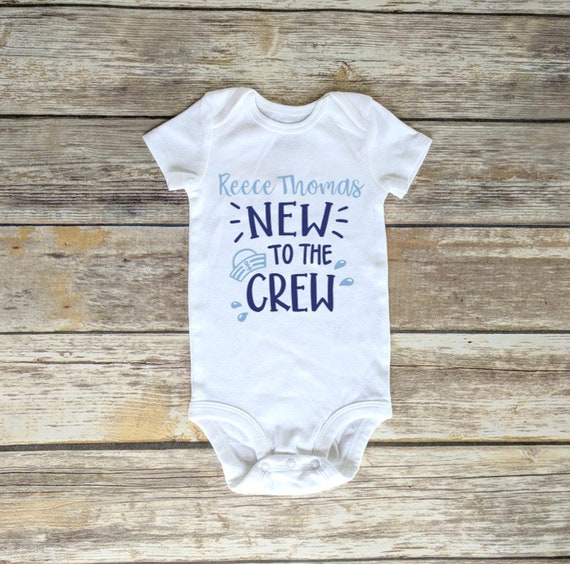 new to the crew onesie