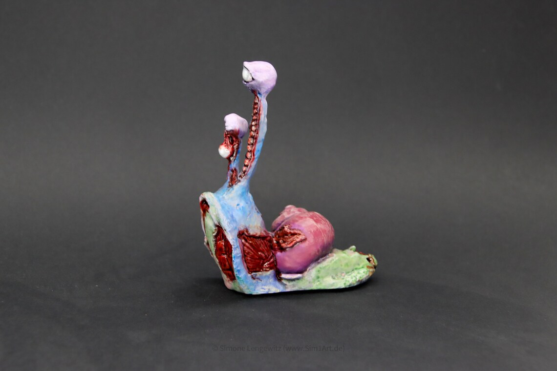 Blutige Zombie Horror Schnecke Außergewöhnliche Halloween - Etsy.de