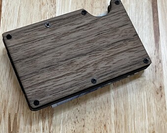Cartera de madera de nogal