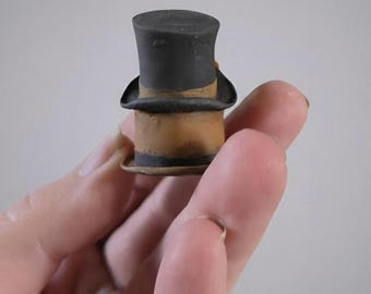 Miniature decorative top hats (Scale 1:12) Dollhouse Accessory/Diorama