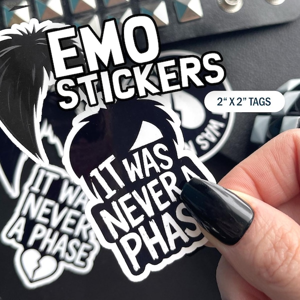 Emo Stickers - Etsy