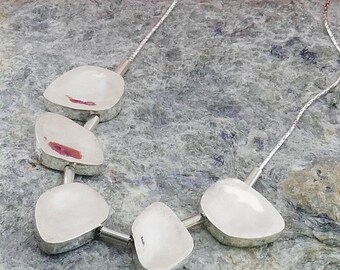 Artisan 925 Sterling Silver Statement Necklace - Handcrafted Elegance