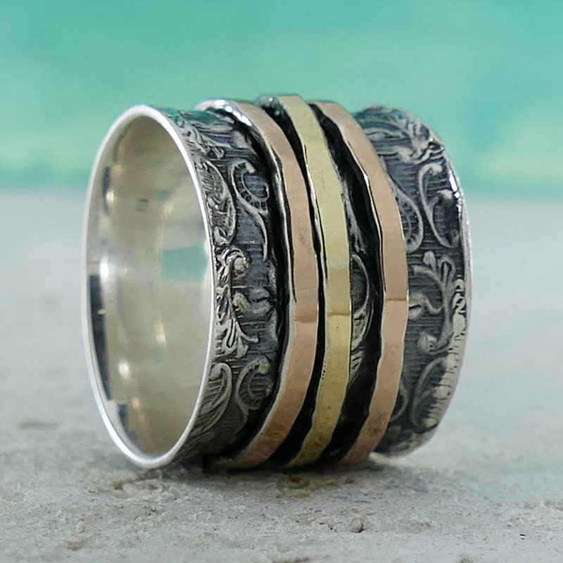 Gold Spinner Ring - Etsy