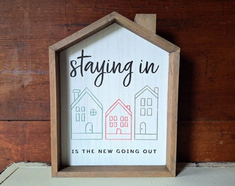 Staying In - Wooden House Frame