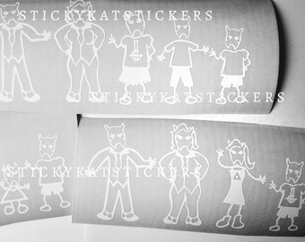 Ghoul Family custom cut vinyl decal