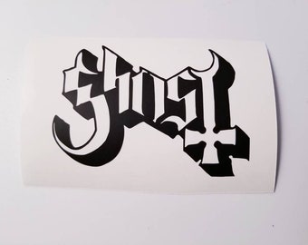 Ghost cut vinyl decal