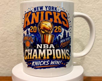 New York Knicks 2026 NBA Ceramic Mug, 15oz mug, Championship Keepsake, Basketball Fan Gift, Knicks Collectible