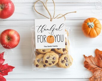 Happy FALL Tags, THANKFUL for YOU gift tags, Printable Autumn tags, Fall basket tags, Printable Fall pumpkin gift tag, Fall Tag Download