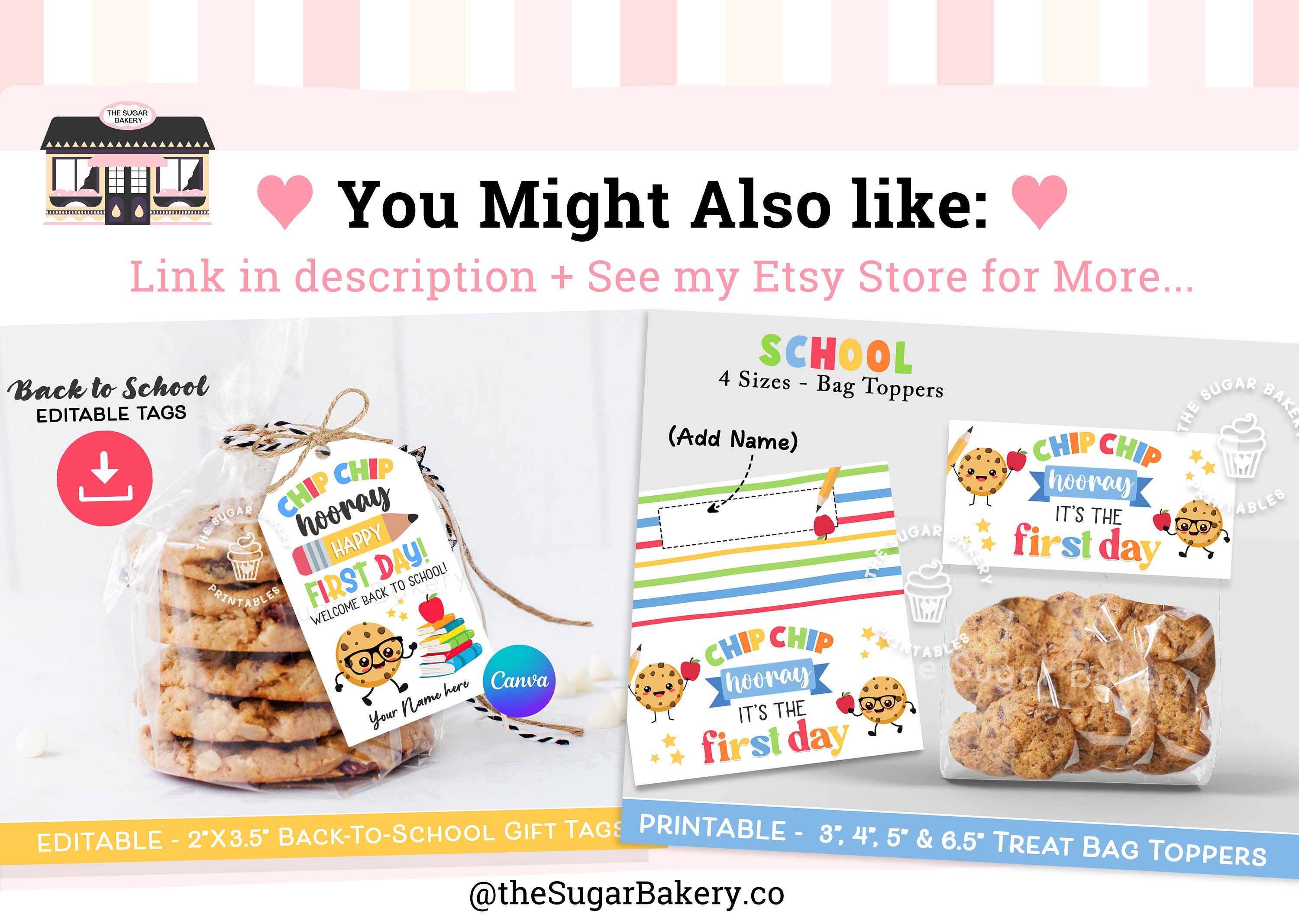 Welcome Back to School Cookie Card, 1st Day of School COOKIE CARD ...