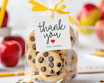 Staff Appreciation Tag, Thank You Gift TAG, Teacher Appreciation Gift tag, Staff Nurse Employee Thank you tag, staff gift tag, PRINTABLE tag
