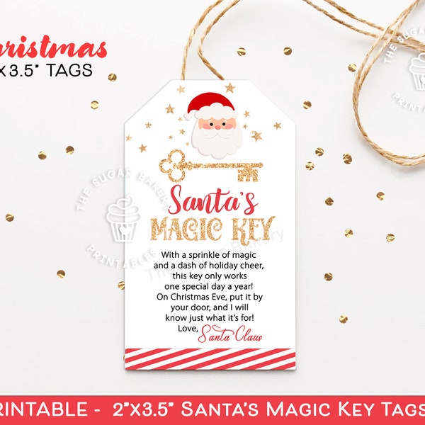 Santa Key - Etsy