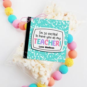 First Day Of School Teacher Gift Tag From Student, EDITABLE Teacher Notebook Tag, Printable Back To School Gift Tag For Teacher Appreciation