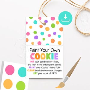 PYO Cookie TAGS, PYO Cookie Anleitung und Anfahrt, Malen Sie Ihren eigenen Keks Regenbogen Halloween Geburtstag Ostern, Malen Sie Ihr eigenes Keksset