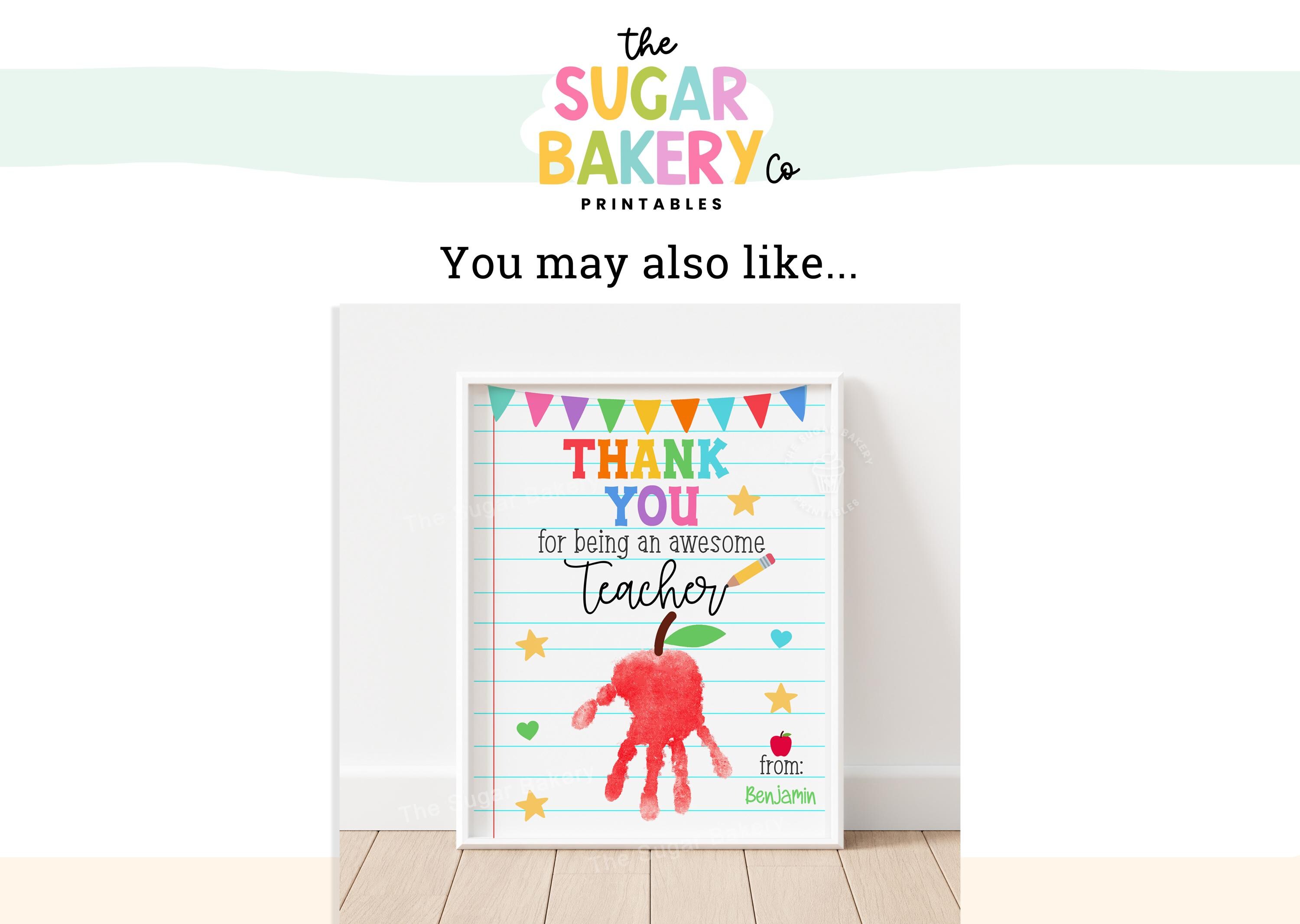 Teacher Appreciation Printable Teacher Gift All About My Teacher ...