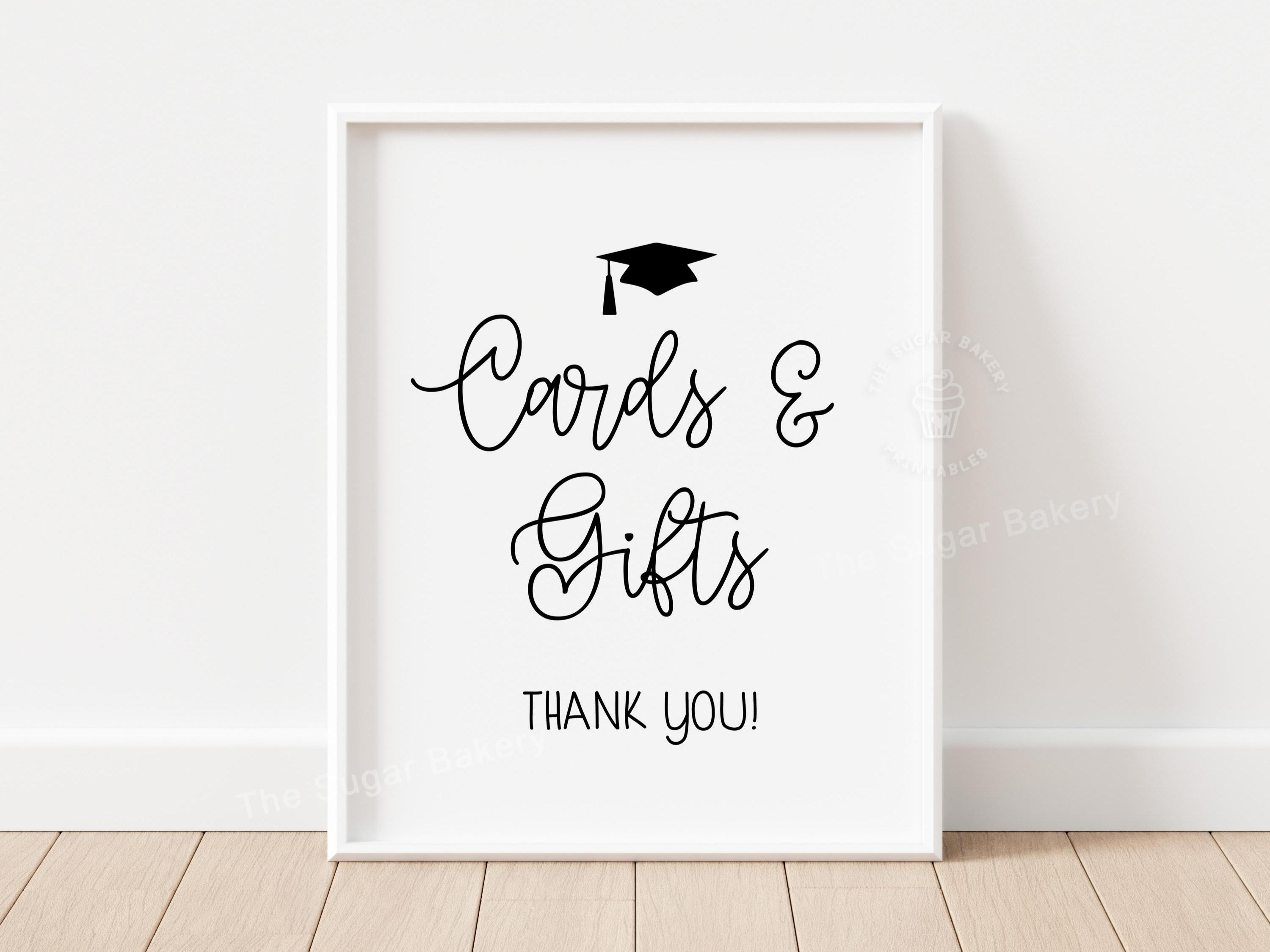 Graduation Party Table Sign Bundle DOWNLOAD 3 Printable Graduation ...