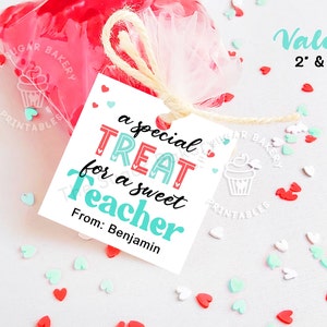 Étiquette de professeur de la Saint-Valentin, cadeau de la Saint-Valentin pour quelqu'un de DOUX, CADEAU de la Saint-Valentin pour professeur, étiquettes imprimables de la Saint-Valentin, étiquette-cadeau de la Saint-Valentin pour professeur
