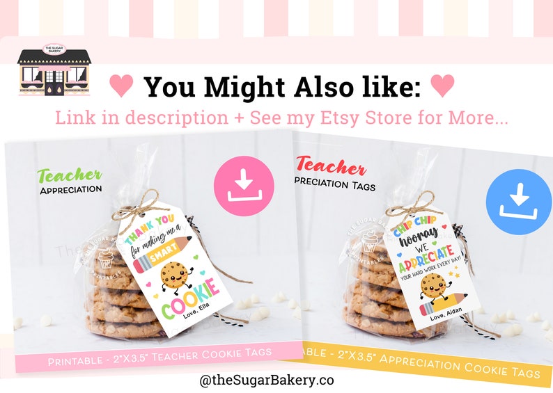 Teacher Appreciation Tag EDITABLE One SMART COOKIE Tag - Etsy