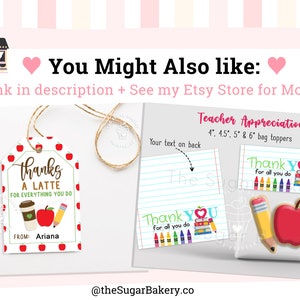 Teacher Appreciation Tag, EDITABLE One SMART COOKIE Tag, Teacher Thank ...
