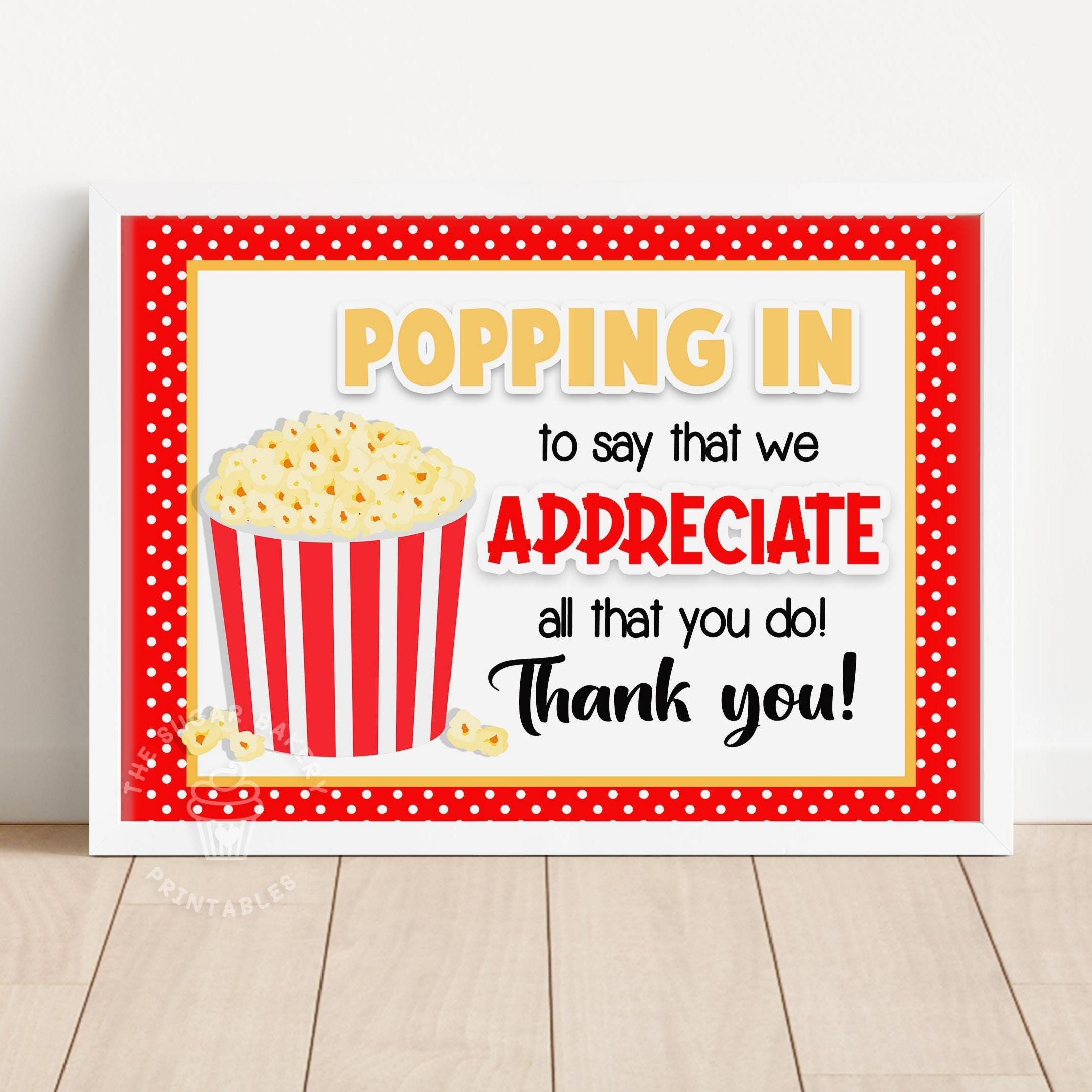 Printable Staff Appreciation Sign, Teacher Employee Appreciation Sign ...