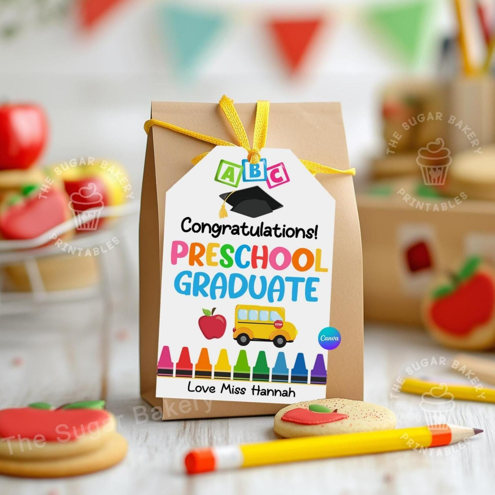 Preschool Graduation Tags Printable Congratulations Preschool Graduate ...