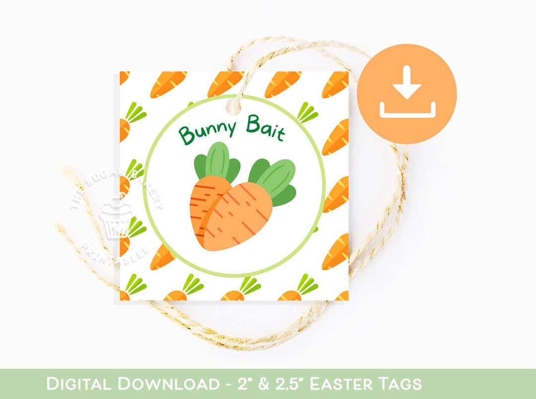 Bunny Bait Easter COOKIE TAG, 2
