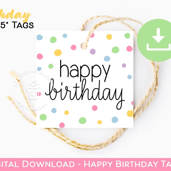 Birthday Gift Tag - 60+ Gift Ideas for 2024