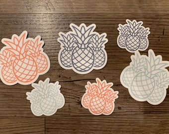 Pineapple Decal | Car Decal | Fruit Decal | Yeti Decal