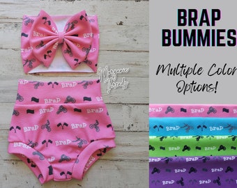 Dirtbike Bummies | Shorties, Pumphose, Hose | Motocross Baby, Dirtbike Babykleidung | Baby Shower, Geschwister Sets Geburtstagsgeschenk | Rennstrecke