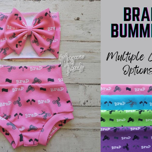 Dirtbike Bummies | Shorties, Bloomers, Pants | Motocross Baby, Dirtbike Baby Clothing | Baby Shower, Sibling Sets Birthday Gift | Racetrack