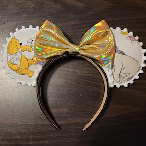 Winnie the Pooh and Friends Ears/Mickey Ears for Disneyland or Walt Disney World/Disney Ears/Adult-Sized/Pooh Bear and Friends Disney Ears