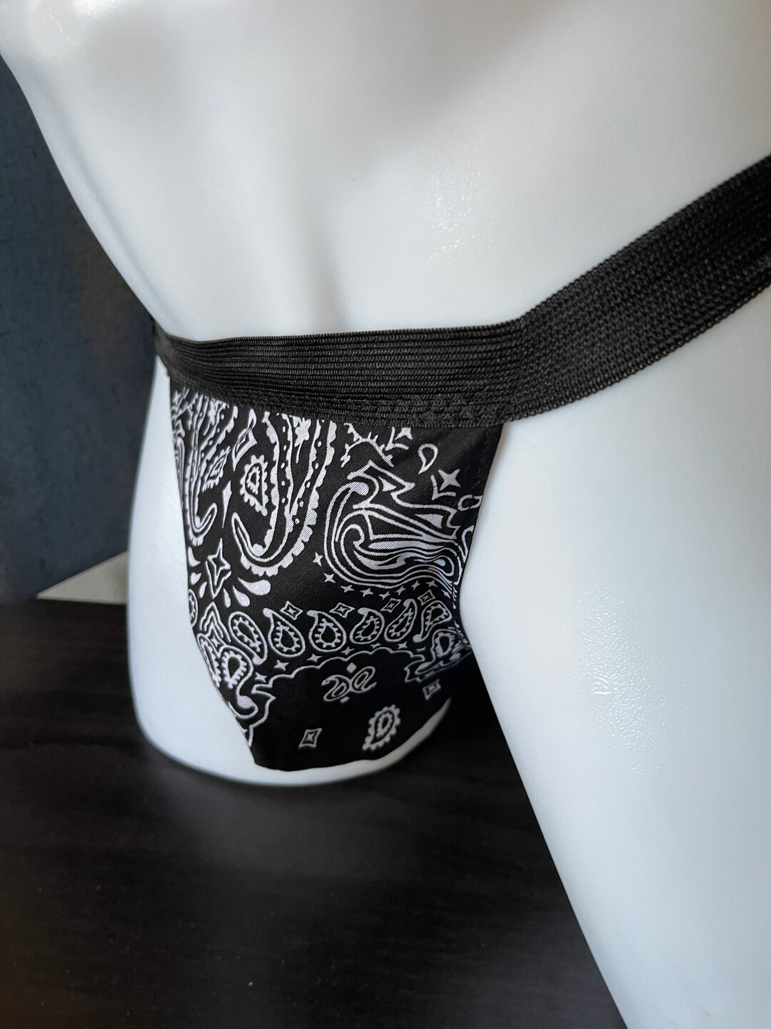 Men's Black Hanky Code Bandana Jockstrap LGBTQ - Etsy