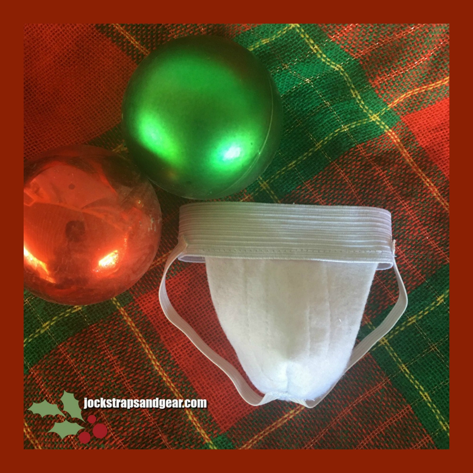 Awesome Miniature JOCKSTRAP Christmas Tree Ornament