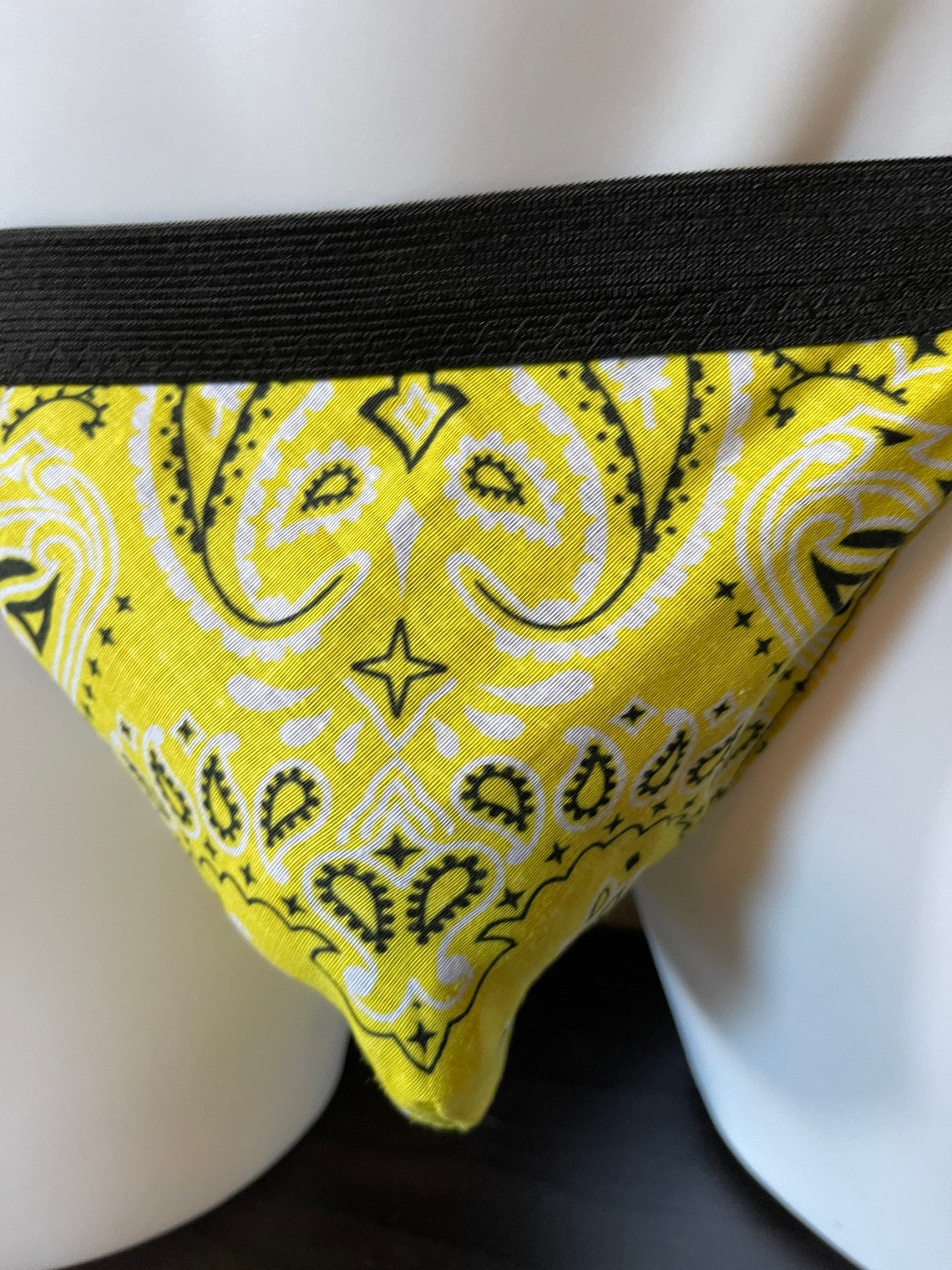 Men's Yellow Hanky Code Bandana Jockstrap LGBTQ | Etsy