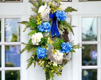 Wreath for Front Door, Wreaths, Flower Wreath ,Outdoor Wreath, Large Wreath, Summer Everyday