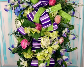 Wreaths, Wreath for Front Door, Floral Wreath, Front Door Wreath