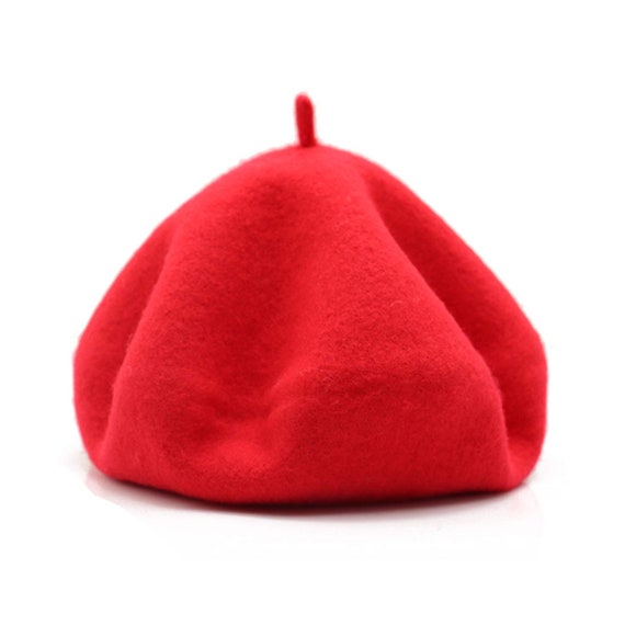 Beret Adult Felt Red Beret Adult Felt Red