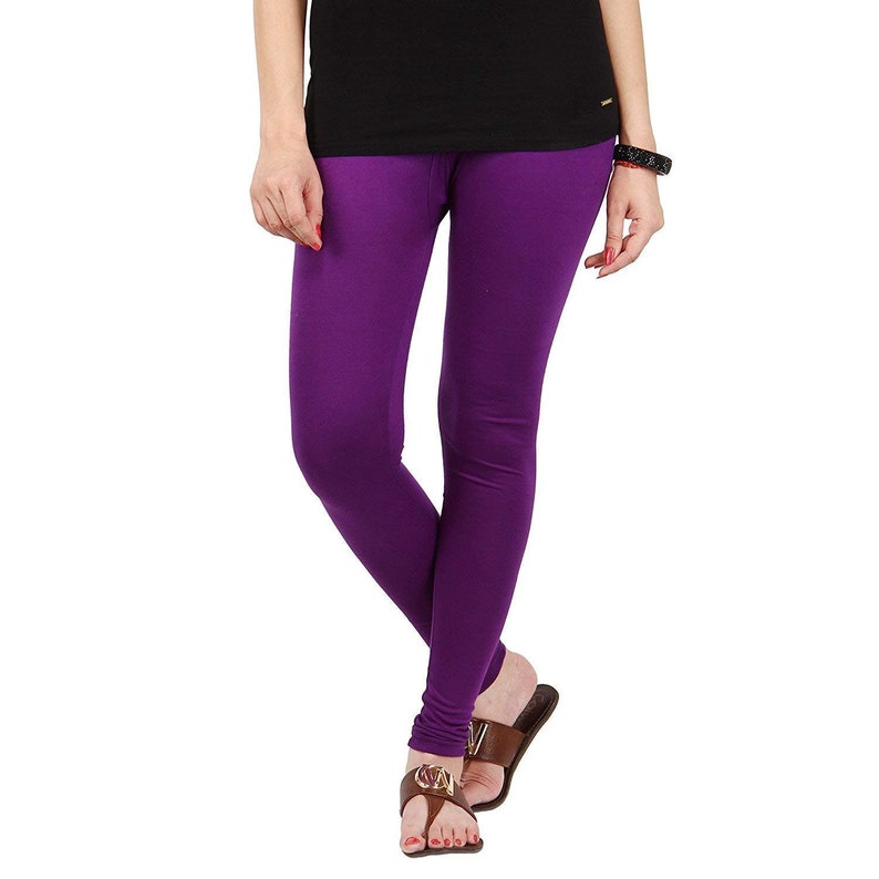 Indian Women's Stretch Lycra Cotton Churidar Leggings Etsy