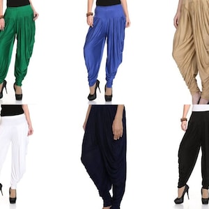 Buy Sarjana Handicrafts Mens Womens Cotton Churidar Harem Pants Yoga Pajama  Ethnic Trouser (White) at