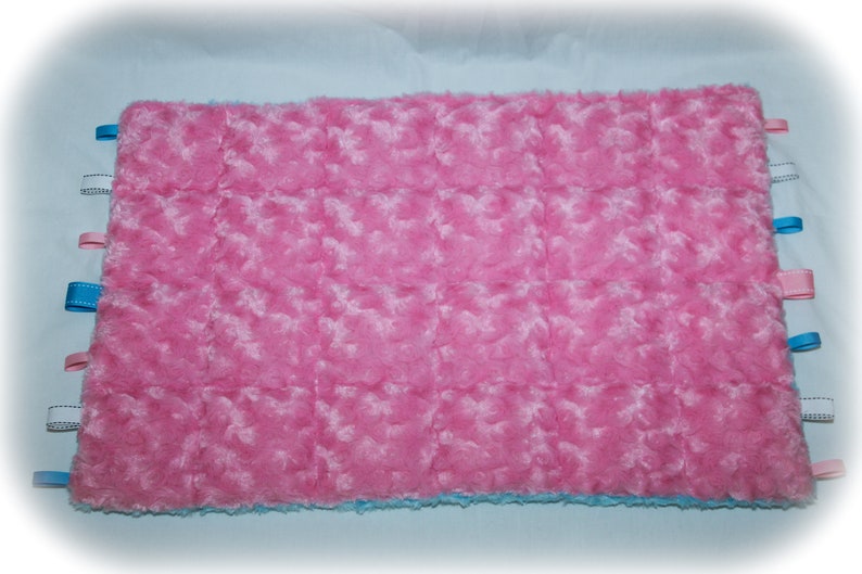 Weighted Lap Pad with Fidget Tags Weighted Blanket Weighted Etsy