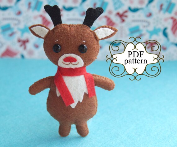 christmas felt pattern felt