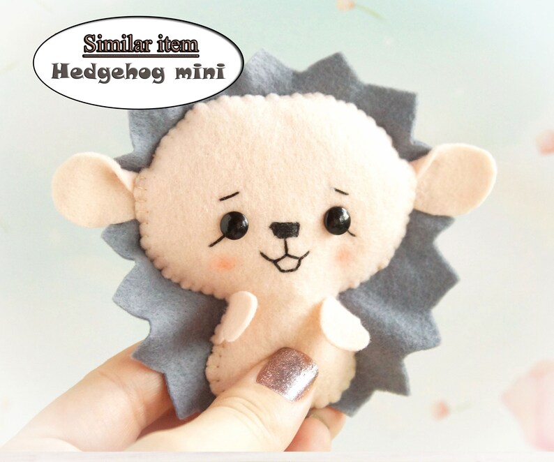 Felt cow pattern Felt animal pdf Felt toy pattern Etsy