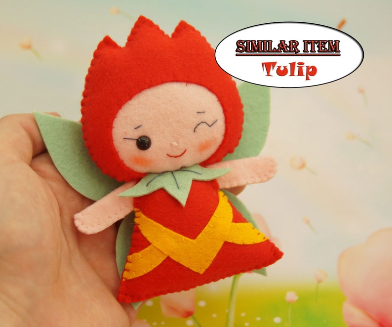 Fairy sewing pattern Fairy doll pattern Felt fairy pattern | Etsy