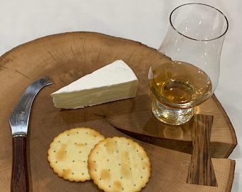 Wooden Platter, Table Mat, Cheese Board, Log Slice Slab, Cake stand