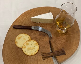 Wooden Platter, Table Mat, Cheese Board, Log Slice Slab, Cake stand